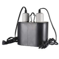 Reptile Lamp Double Dome UVB Light Head For Turtle Lizard with Separate Switches