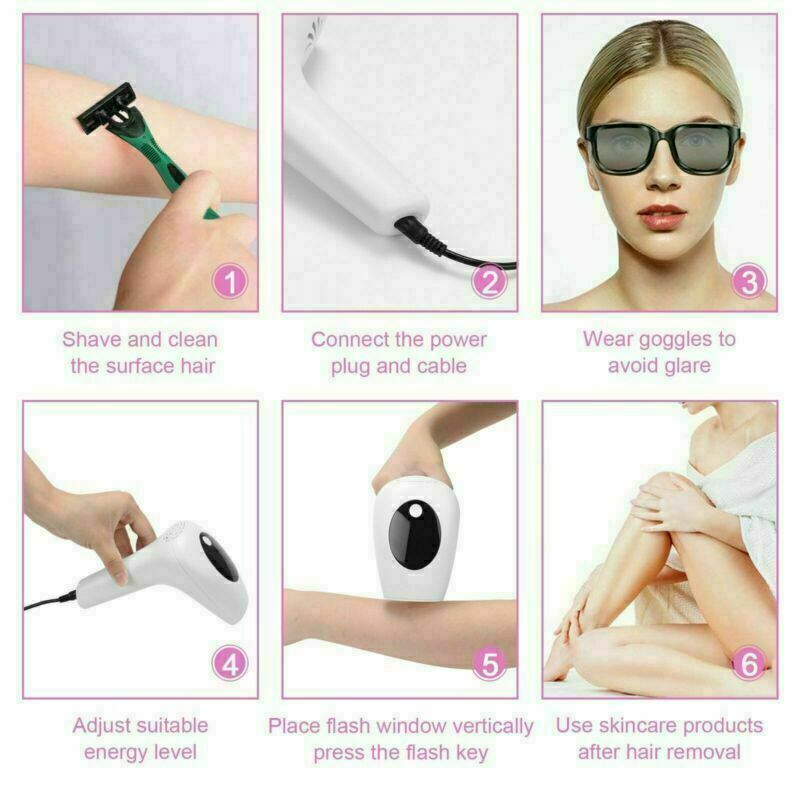 Photoepilator IPL Hair Removal Laser 900000 Flashes Epilator Permanent Laser