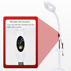 16x Magnifying Glass w/ Light Flexible Gooseneck Magnifying Floor Lamp LED light