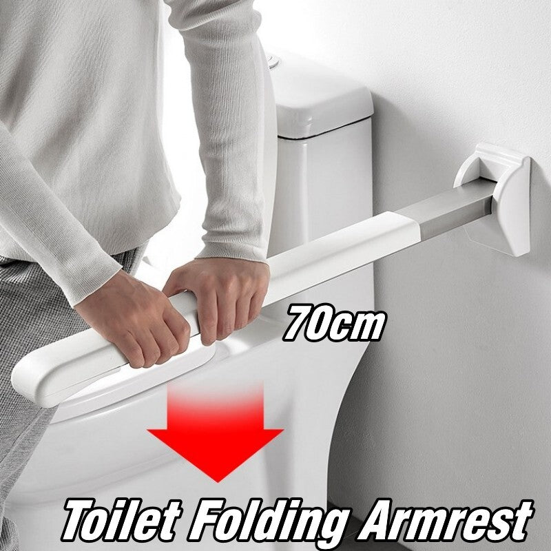 Folding Grab Bar Toilet Handrails Bathroom Support Safety Rail Toilet Armrest