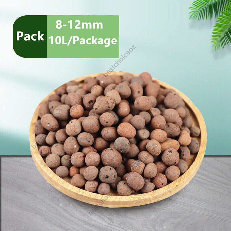 10L Clay Pebbles Clay Balls for Gardening Plants Drainage Aquaponics Hydroponics