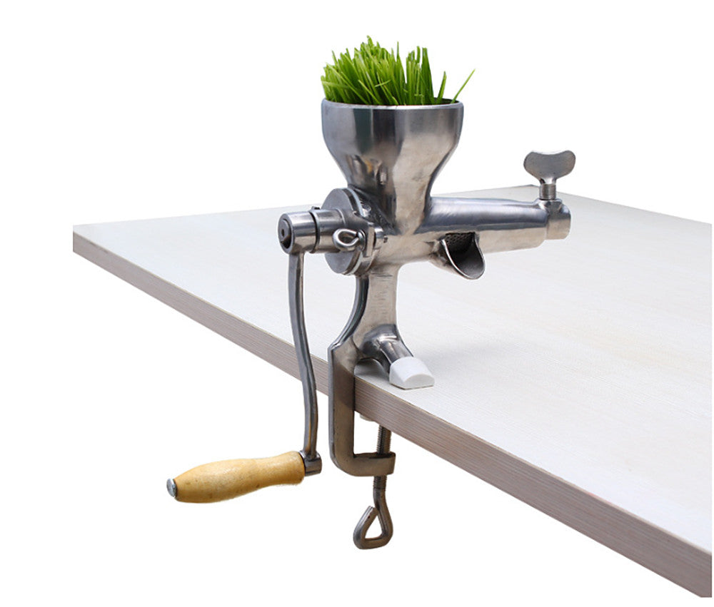 Wheatgrass Juicer Extractor Stainless Steel Manual Wheat Grass Juicing Tool AU