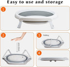 2 in 1 Dog Bathtub Pet Washing Station Portable Tub for Shower and Grooming