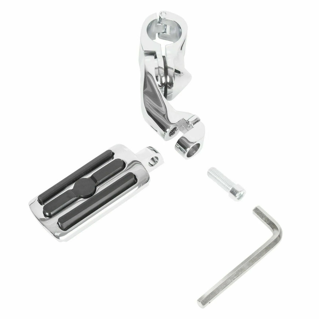 1-1/4" Motorcycle Highway Foot Pegs Pedal For Harley Touring Street Road Glide
