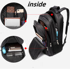 Travel Laptop Backpack with Wheels Waterproof Business Luggage Trolley Backpack