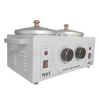 220V Double Wax Pot Warmer Waxing Machine For Full Body Adjustable Temperature
