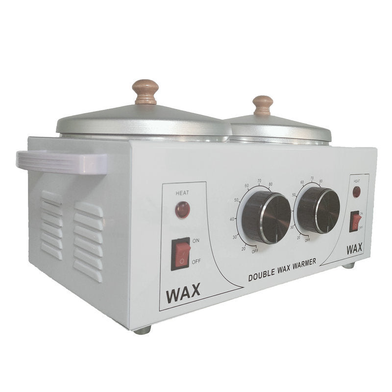 220V Double Wax Pot Warmer Waxing Machine For Full Body Adjustable Temperature