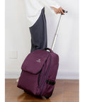 19'' Wheeled Rolling Backpack for Men Women Business Laptop Travel Bag AU