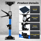 2pcsTelescopic Support Pole Jacks Labor-Saving 3rd Hand Telescopic Rod Hand Jack