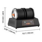 8lbs Rock Tumbler Kit with 4 Speeds and 9-Day Timer, Includes Adapter