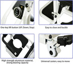 Transfer Lift Chair for Elderly Height Adjustable Electric Wheelchair 180° Split