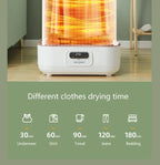 Portable Clothes Dryer Full Automatic Steam Clothing Care UV Remote Control