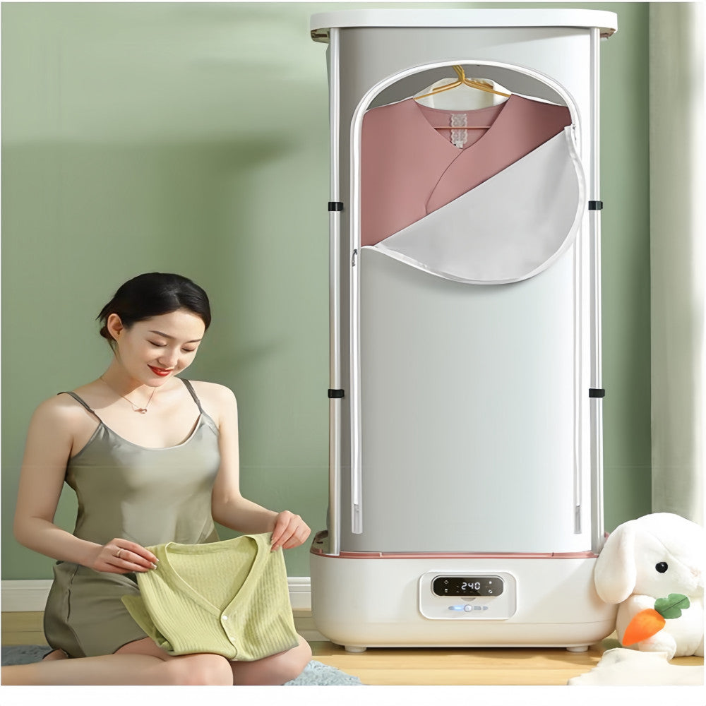 Portable Clothes Dryer Full Automatic Steam Clothing Care UV Remote Control
