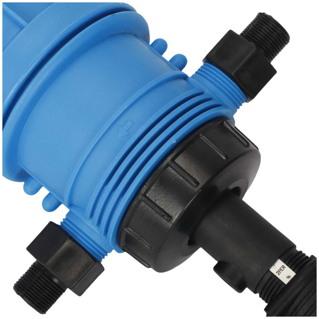 0.2%~2% Irrigation Fertilizer Injector Water Powered Automatic Dosing Pump