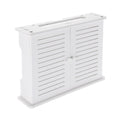 WIFI Router Storage Box Wall Mounted Plug Board Bracket Wireless Panel Shelf