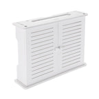 WIFI Router Storage Box Wall Mounted Plug Board Bracket Wireless Panel Shelf