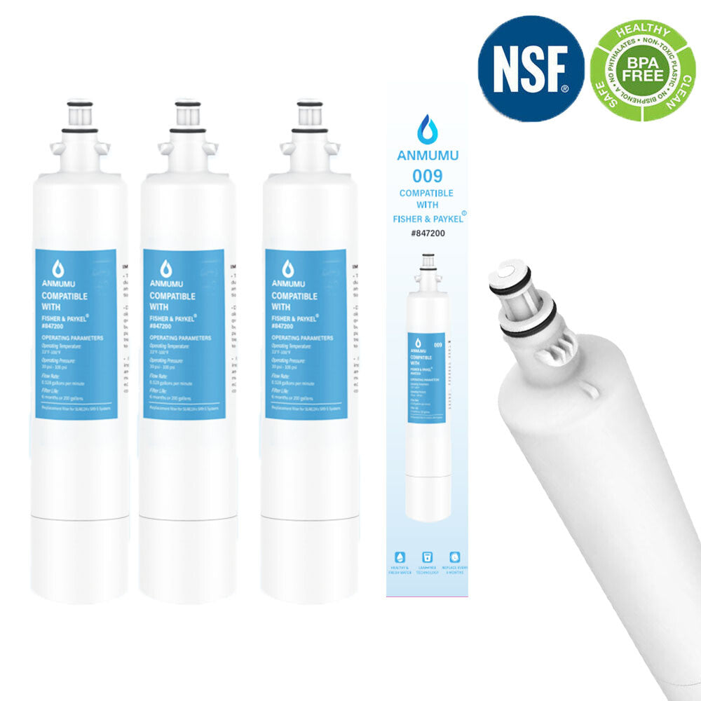 3 For Fisher Paykel 847200 Fridge Water Filter External Premium replacement AU
