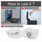 12X Dust Bag For Ecovacs Deebot T20 X1 Omni,X1 Plus/Pro,T10 Omni/Plus Robot Dust