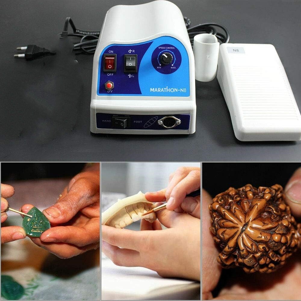 Electric Dental Lab Micro Motor Pro Marathon N8 Micromotor Polishing 45000 RPM