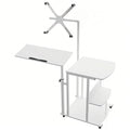 Overbed Bedside Table Standing Desk Hanging Laptop Computer Height Adjustable