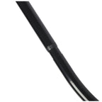 SUS304 Curved Shower Curtain Rod Black Stainless Steel 90-130cm Extendable AU