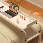 1.4m Movable Overbed Laptop Desk Stretchable Hospital Patient Cross Bed Table