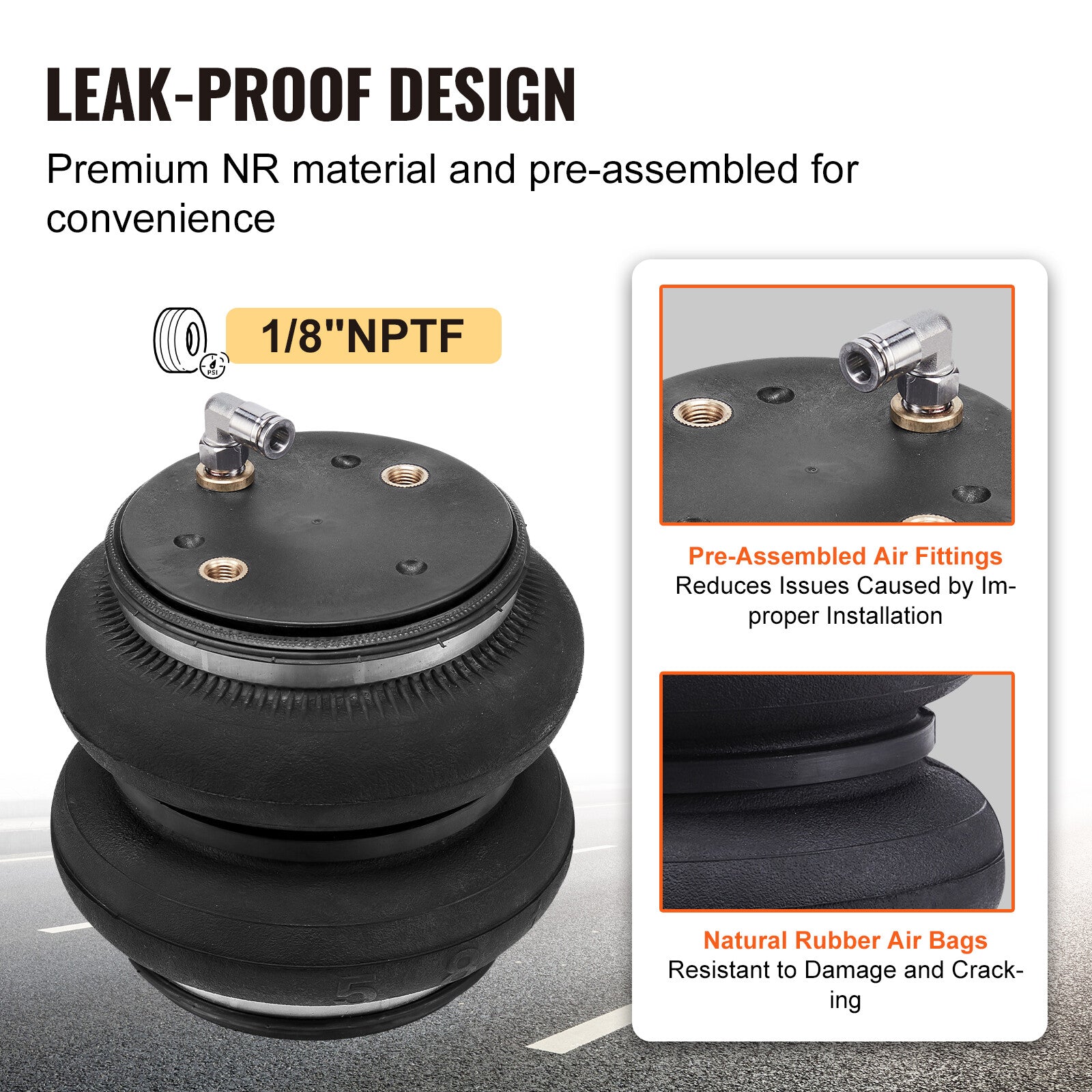 Heavy-Duty Air Suspension Kit for 2019-2023 Silverado & Sierra 1500 Trucks