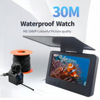 4.3" LCD Monitor Fish Finder Portable  Fishing Camera W/ 8 LED IR For Lake Sea