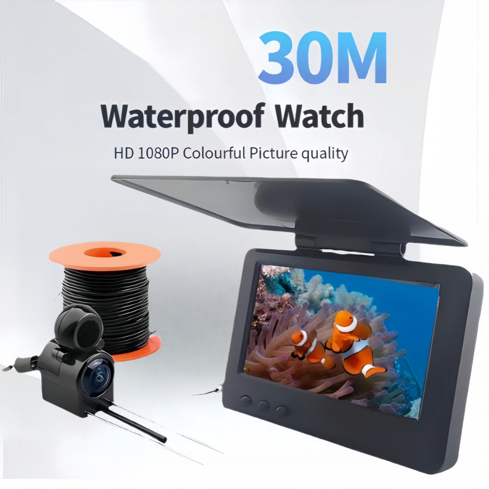 4.3" LCD Monitor Fish Finder Portable  Fishing Camera W/ 8 LED IR For Lake Sea
