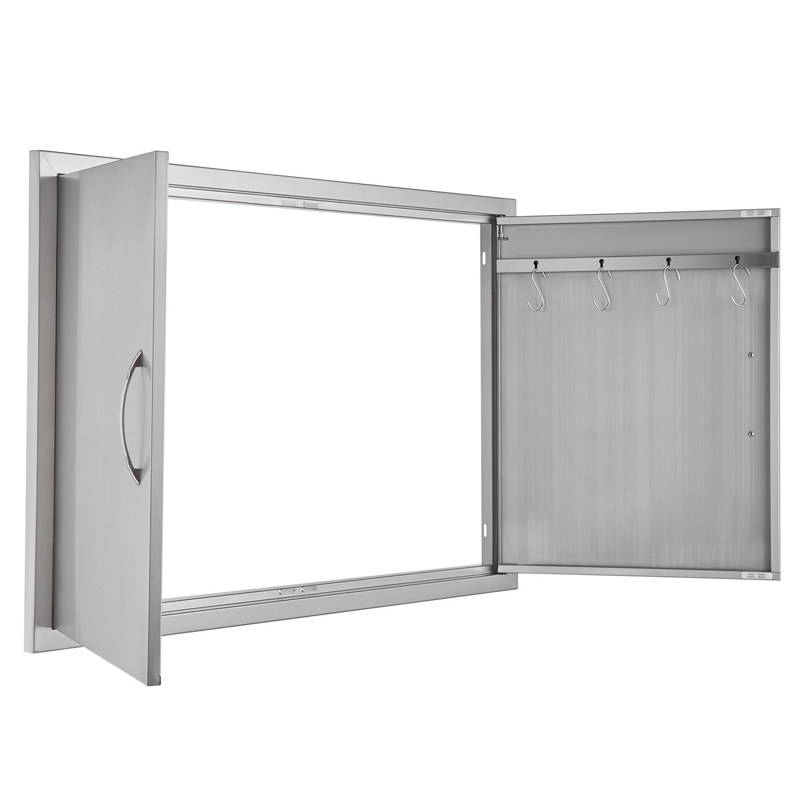 990x660 mm Outdoor BBQ Island Access Door Stainless Steel Kitchen Panel