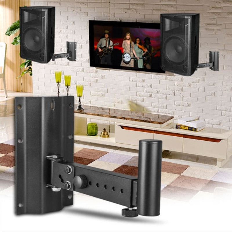 PA Speaker Bracket Holder Wall Mounted Speaker Brackets Swivel & Tilt 2 Packs