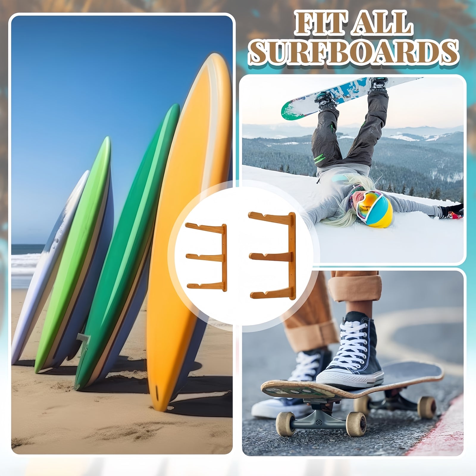 SUP Rack, Wall Mounted Stand Up Paddle Board Rack, Surf Board Racks