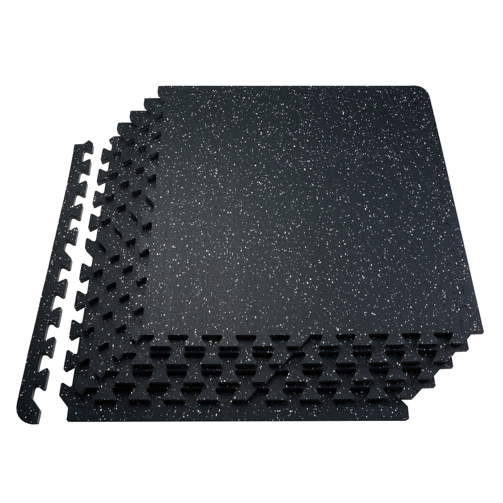 25PCS Interlocking Gym Floor Mats - EVA Foam & Rubber Tiles