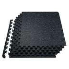 25PCS Interlocking Gym Floor Mats - EVA Foam & Rubber Tiles