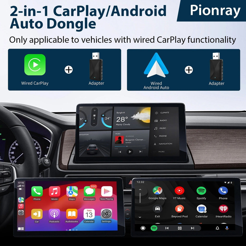 Wireless CarPlay Adapter USB for iPhone Apple – Plug & Play Car Dongle AU
