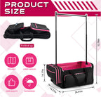 24inch Dance Bag Suitcase Garment Rack Duffel Rolling Luggage Upright Storage