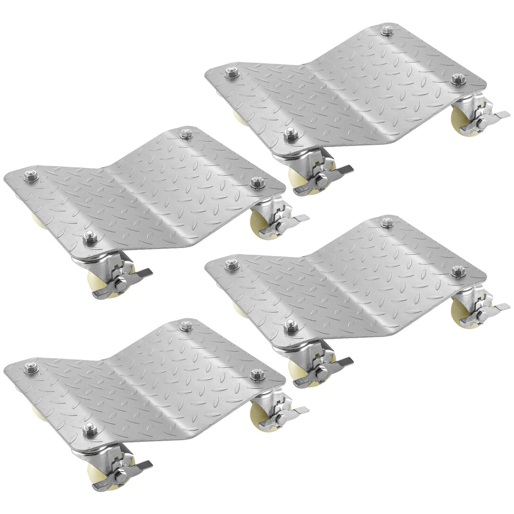 Heavy Duty Car Dolly Set with 4400lbs Capacity for Easy Vehicle Mobility