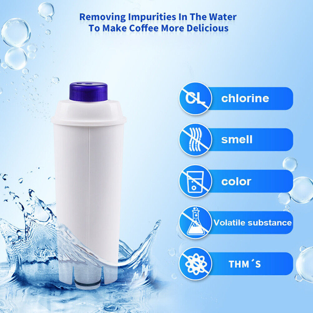 12Pcs DLS C002 Water Filter For Delonghi DLSC002 ECAM 22.110.SB Coffee Machine
