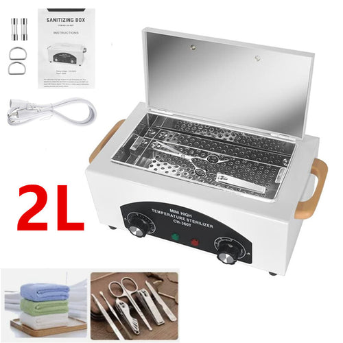 2L Medical Autoclave Dry Heat Sterilizer Tattoo Tools Disinfection Machine 220V