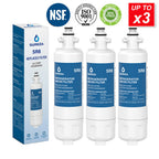 3-Pack Replacement Water Filters for LG Fridges, Compatible with LT700P and More Models