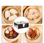COMMERCIAL ELECTRIC BUN STEAMER WITH 4 OUTLET 220V/2500W Temperature Control AU