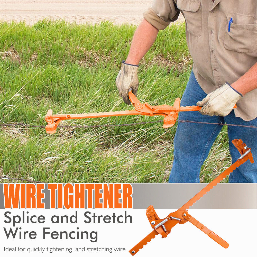 Heavy Duty Fence Stretcher Tool Wire Tensioner Barbed Smooth Wire Fence Fixer AU