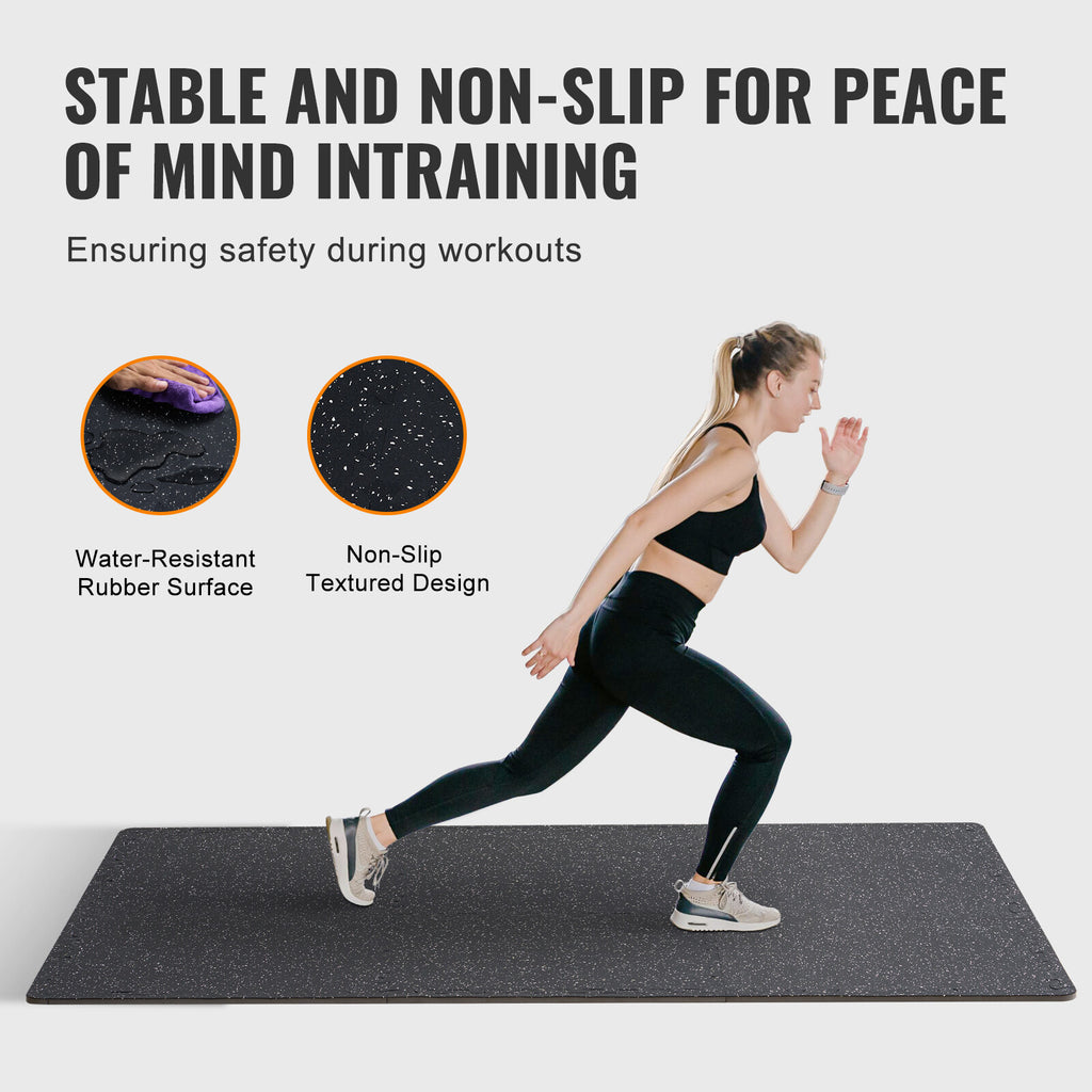 25PCS Interlocking Gym Floor Mats - EVA Foam & Rubber Tiles
