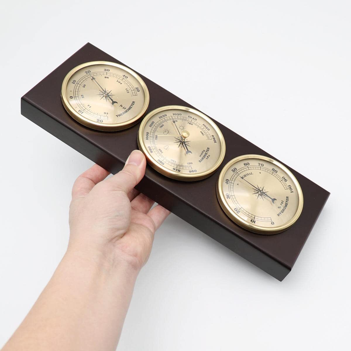 Traditional Weather Station Barometer Thermometer Hygrometer Weather Station AU