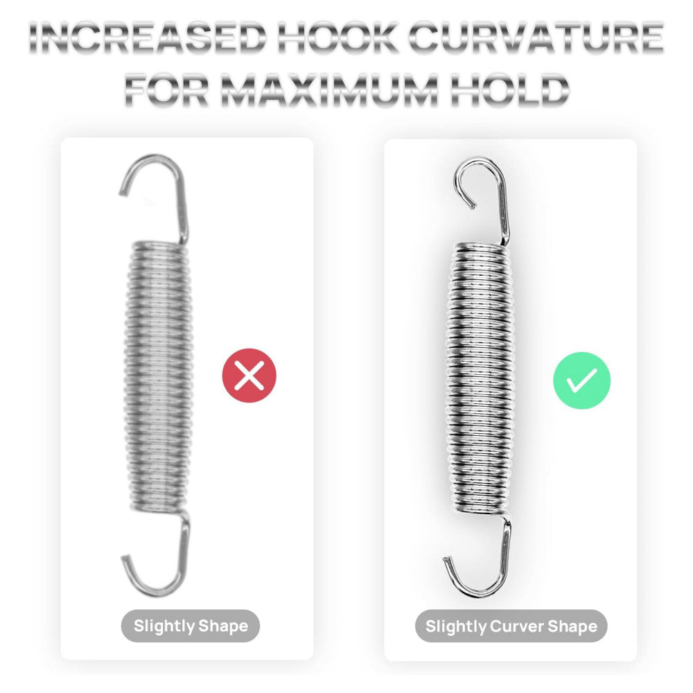 24pcsTrampoline Spring Heavy Duty Stainless Steel Replacement Trampoline Replace