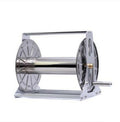 Steel Industrial Water Hose Reel Holder 1/2'' X 60M Capacity & Barb Fittings