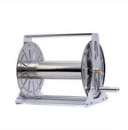 Steel Industrial Water Hose Reel Holder 1/2'' X 60M Capacity & Barb Fittings