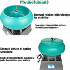 12L Vibration Polishing Machine Vibrating Tumbler Jewelry Vibratory Polisher AU
