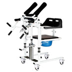 Lift Transfer Chair Patient Wheelchair+Assist Rise Lifter Hydraulic Lift Chair