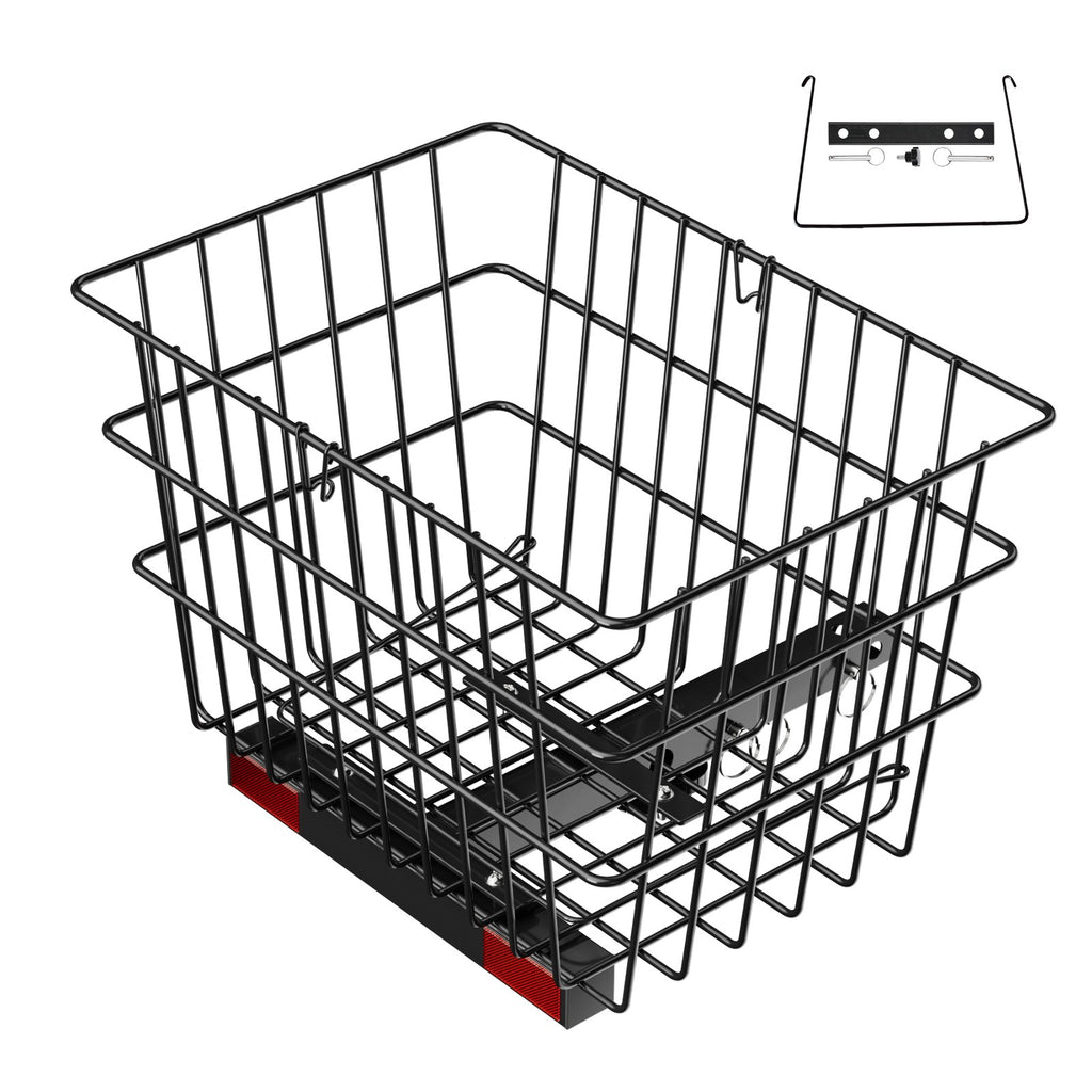 Heavy Duty Rear Basket for Mobility Scooters - 22 lbs Capacity, Easy Install